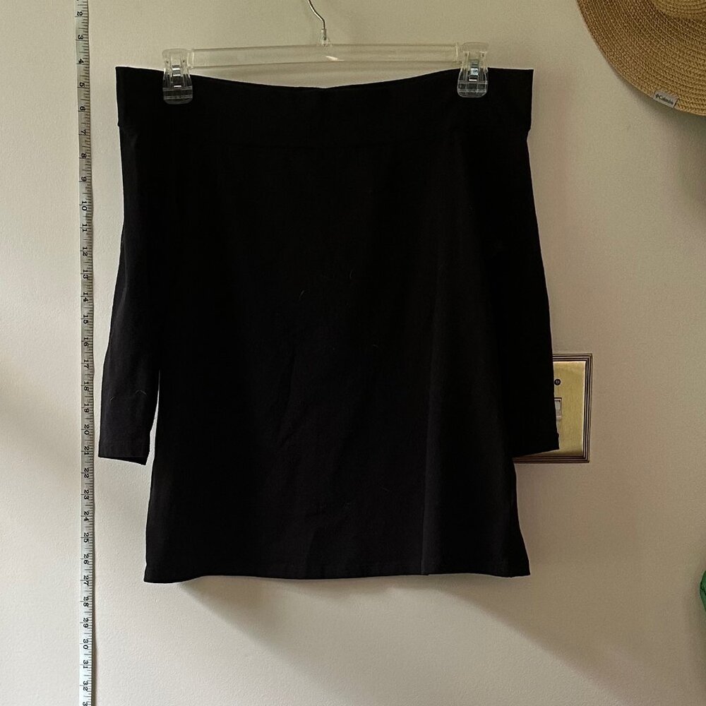 Modcloth off the shoulder top, 1X, black